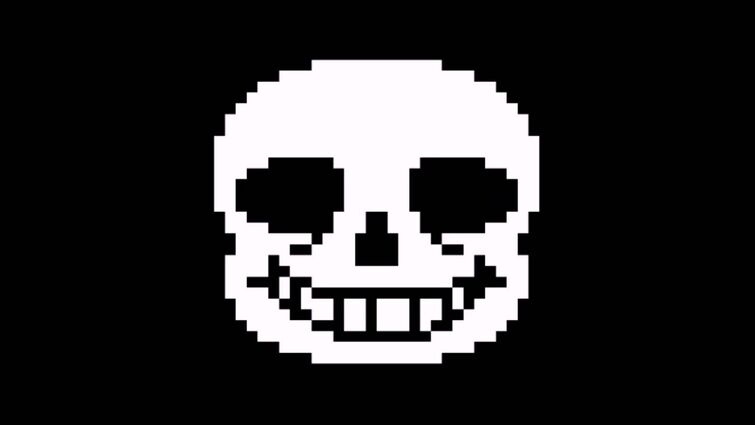 I made my own version of sans pixel art : r/Undertale