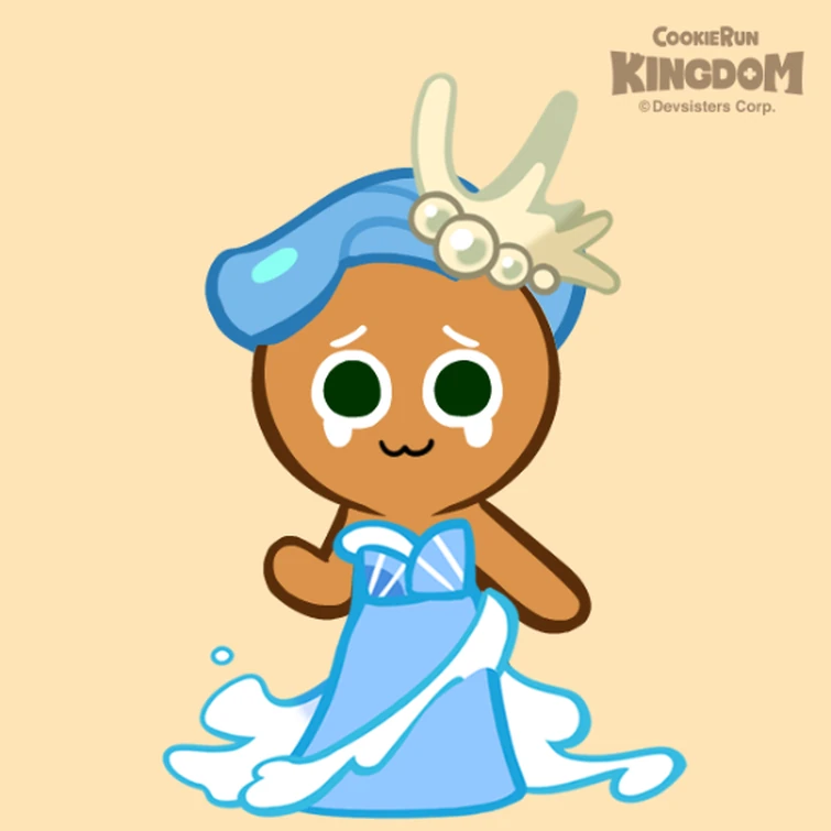 Sparkling Cookie but i turned him into water cookie and he hates me now