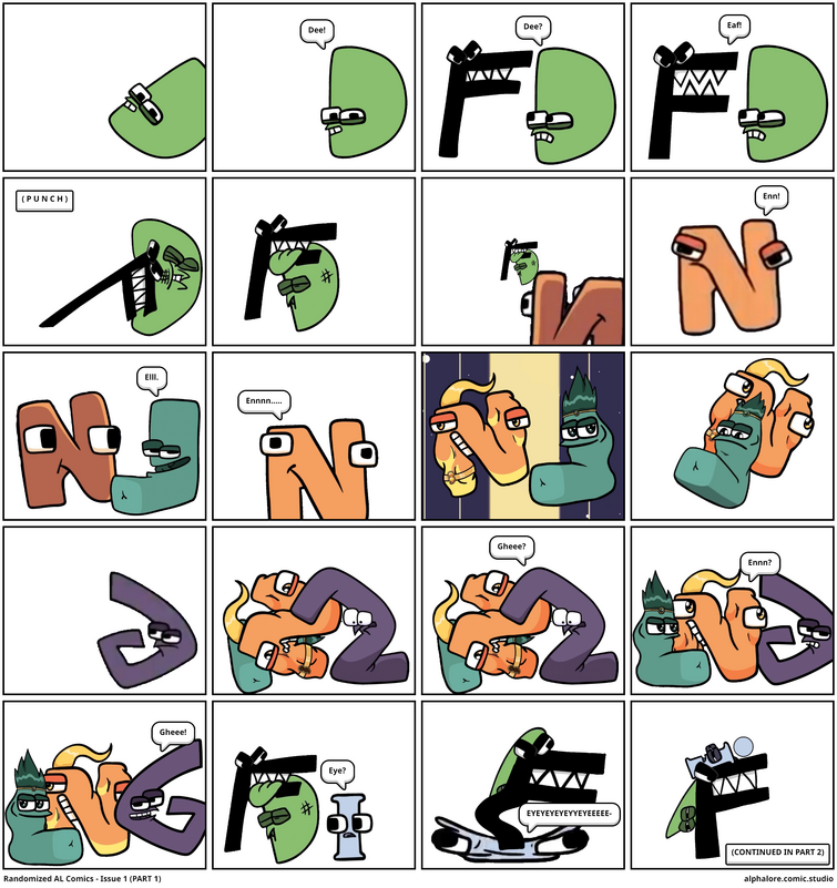 Randomized Alphabet Lore: Part 19 - Comic Studio