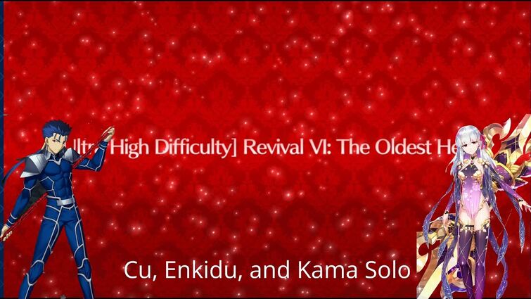 [FGO NA] Grand Nero Fest Gilgamesh Exhibition Quest — Cu, Enkidu, and Kama Solo