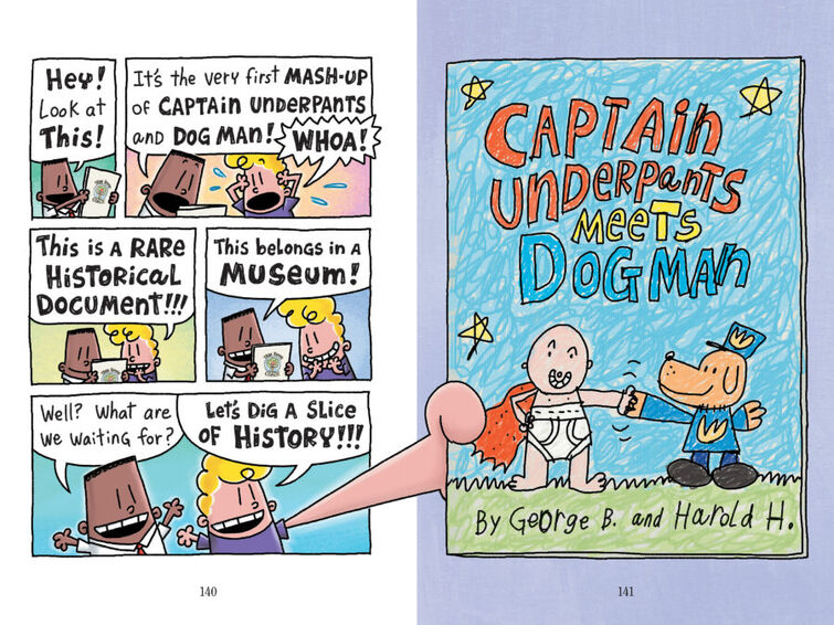 The Adventures of Captain Underpants (Now With a Dog Man Comic
