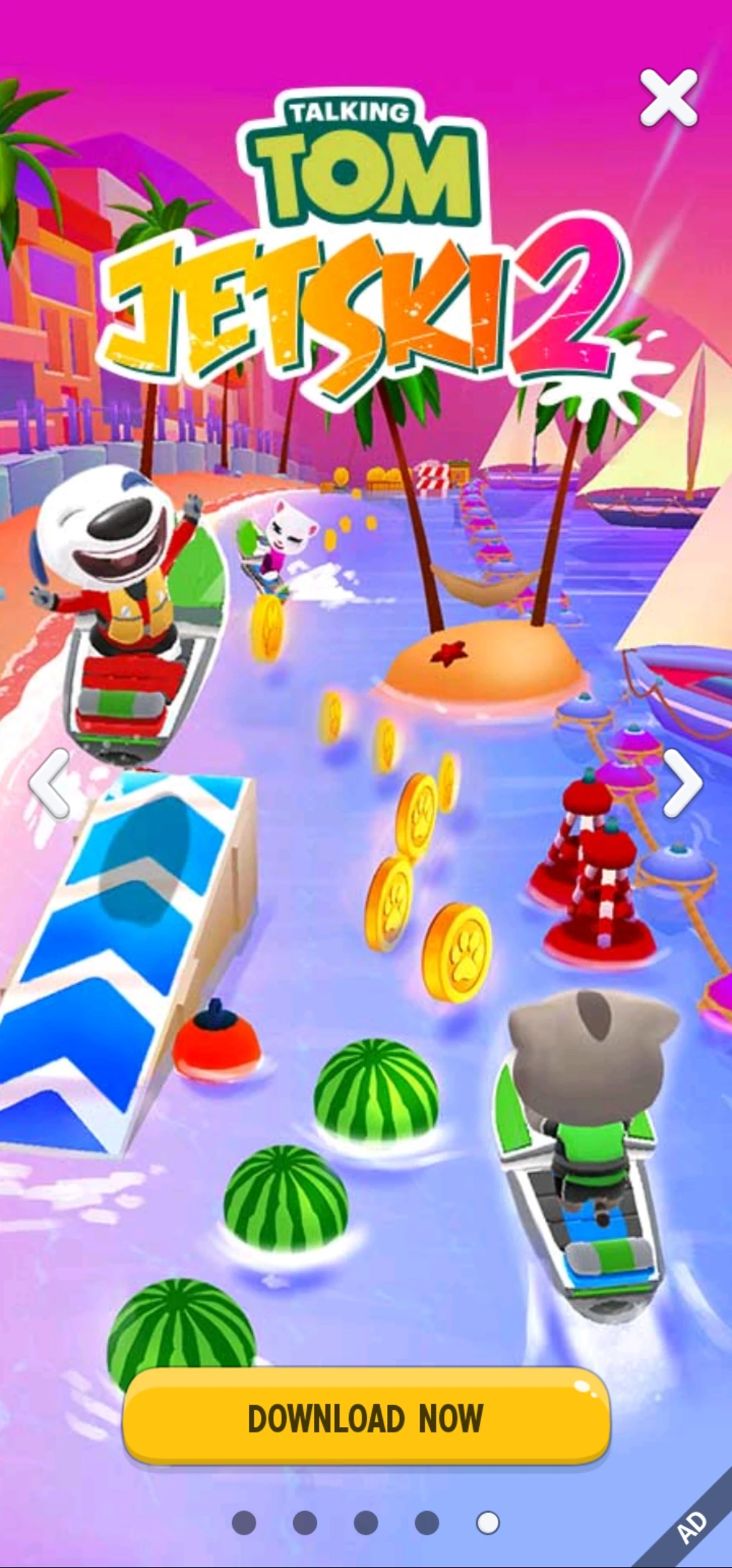 An ad for Talking Tom Jetski 2 Fandom