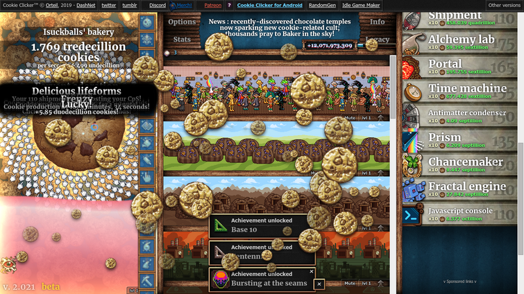 Top 9 Cookie Clicker Wiki Quotes: Famous Quotes & Sayings About Cookie  Clicker Wiki