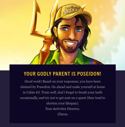 Read Riordan S Official Godly Parent Quiz Fandom
