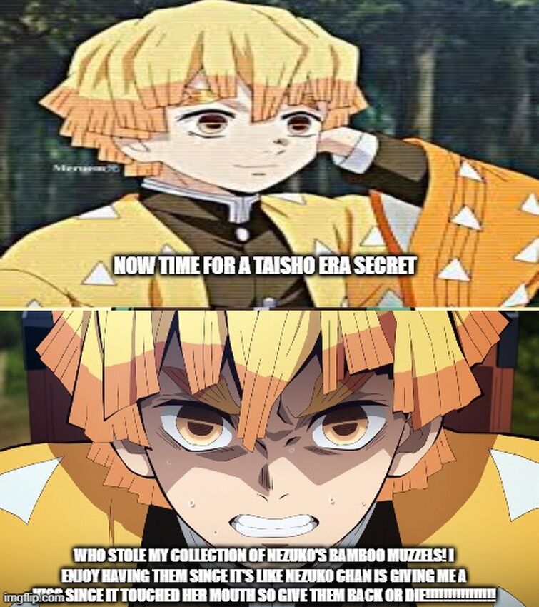 Time for Rengoku and Zenitsu memes. Final meme Mugen Train