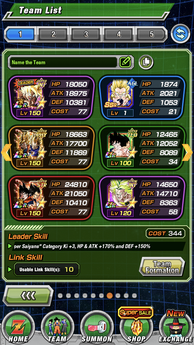 any teams to put teq gogeta on Fandom