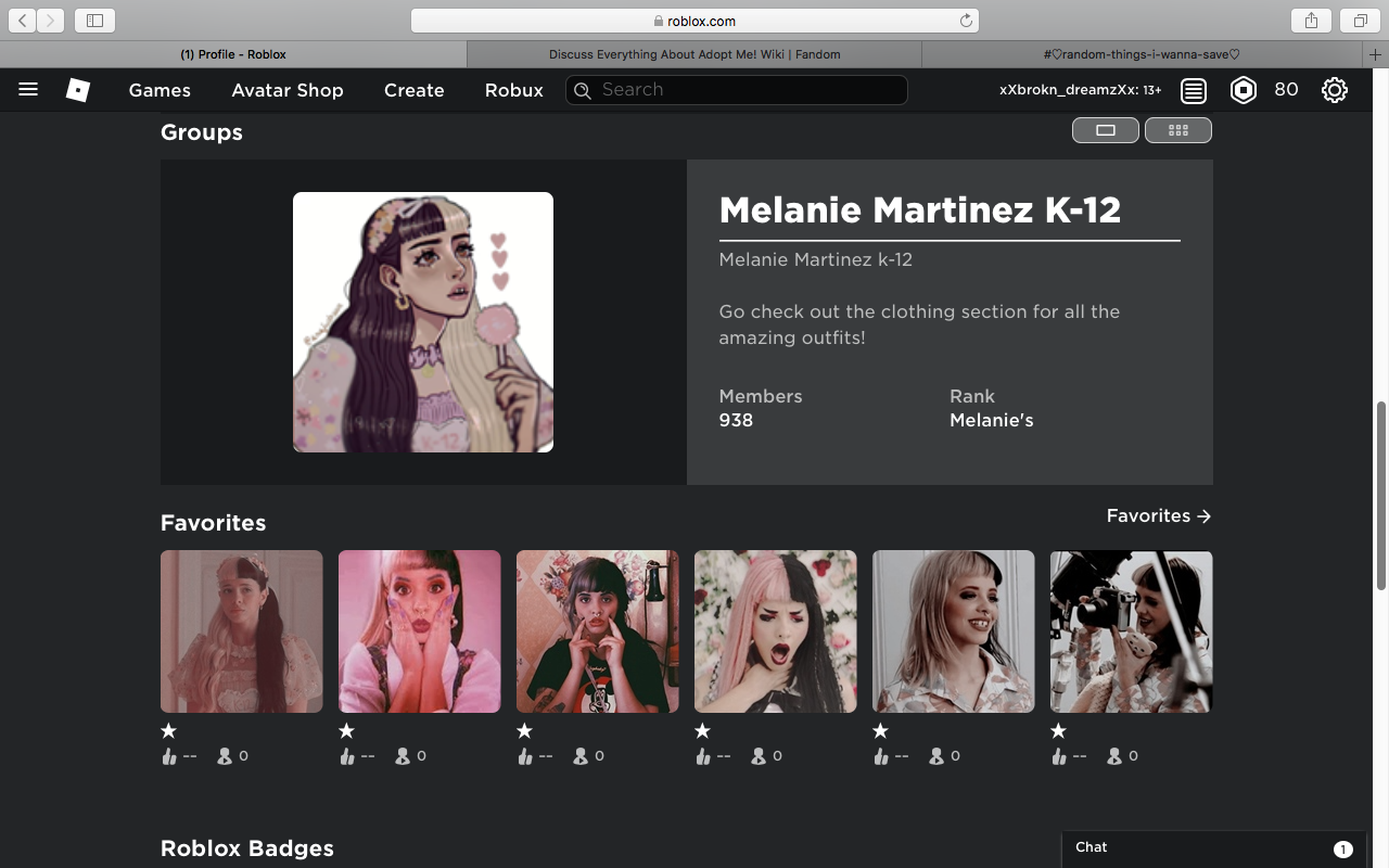 I Wanna See You Guys Profile Themes Fandom - melanie martinez roblox adopt me