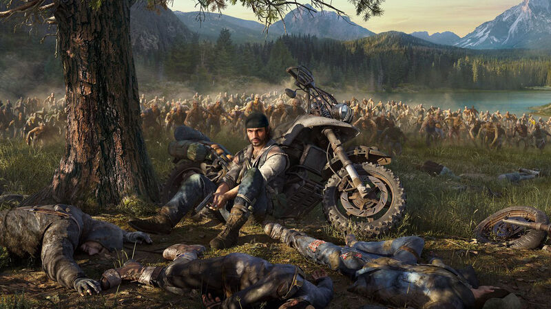 Days Gone Sony PS4 Playstation 4 Outlaw Biker Zombie Apocalypse