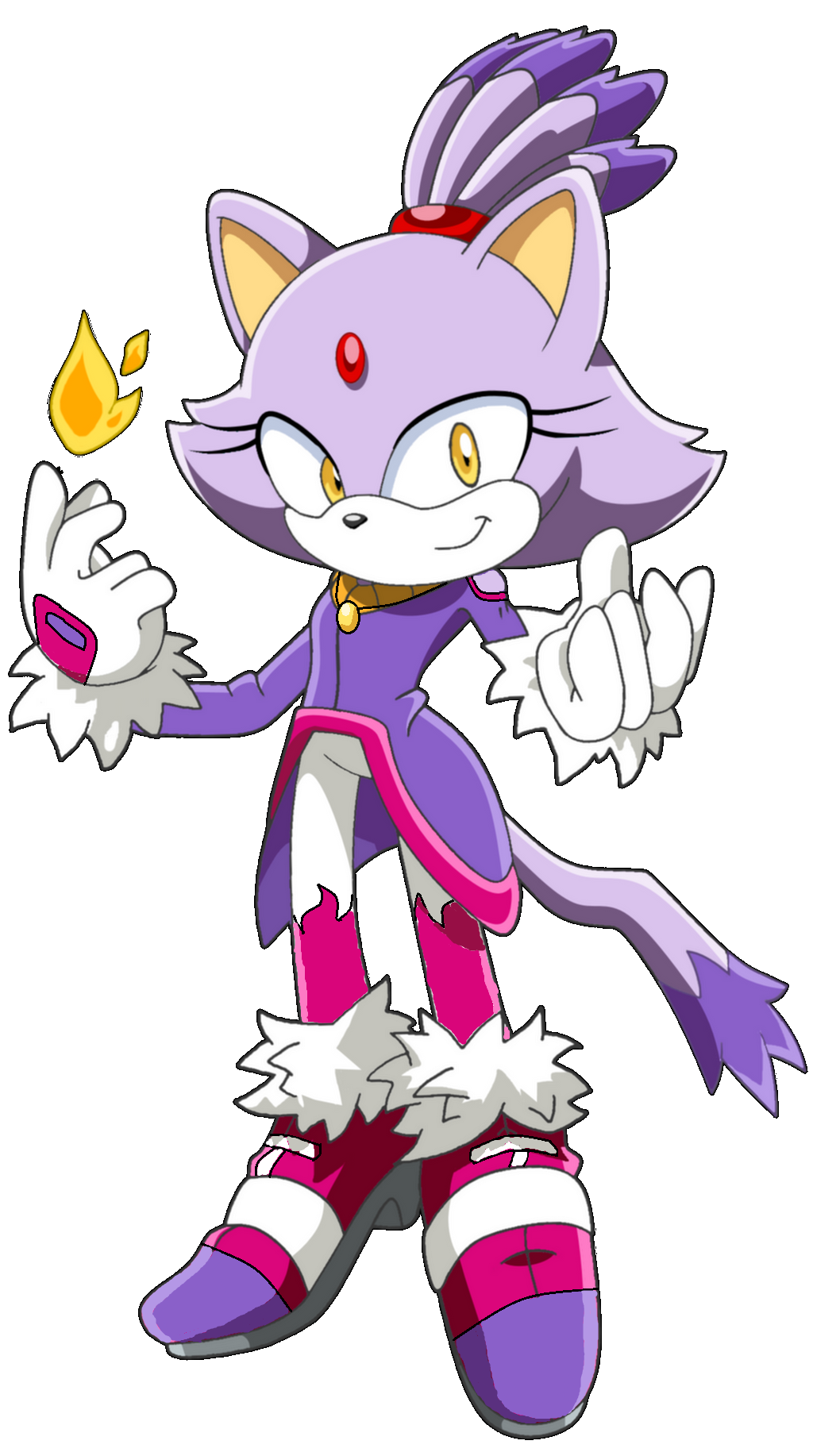 My Blaze the Cat redesign. Fandom