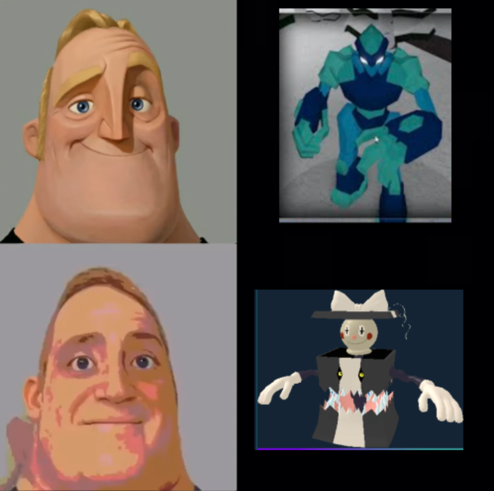 First Mr. Incredible becoming canny LL meme. POV: You encountered this  around Roria