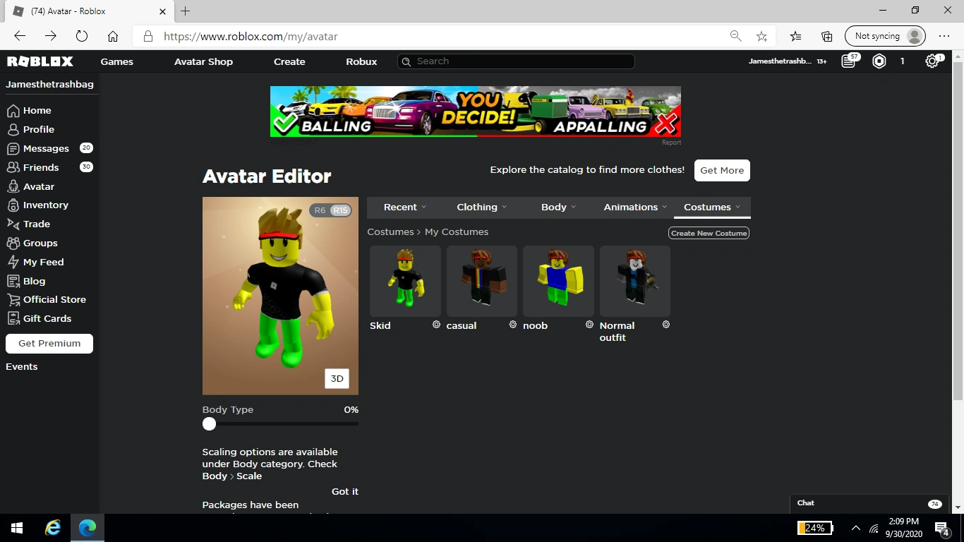 a bizarre day fandom - roblox create my avatar