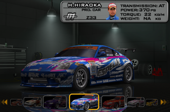 D1 Professional Drift Grand Prix Series (NTSC-US) Cars Guide