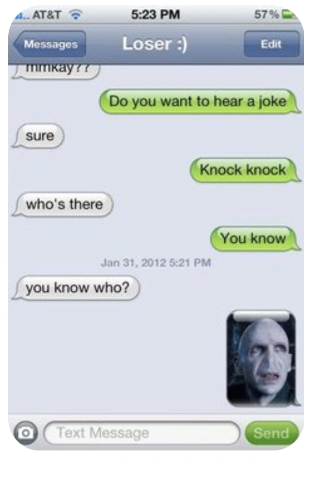 HP Text Messages #1 | Fandom