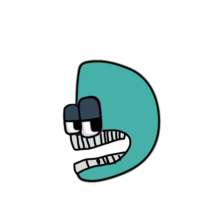 I made my own alphabet lore character out of D, J, C and E it looks