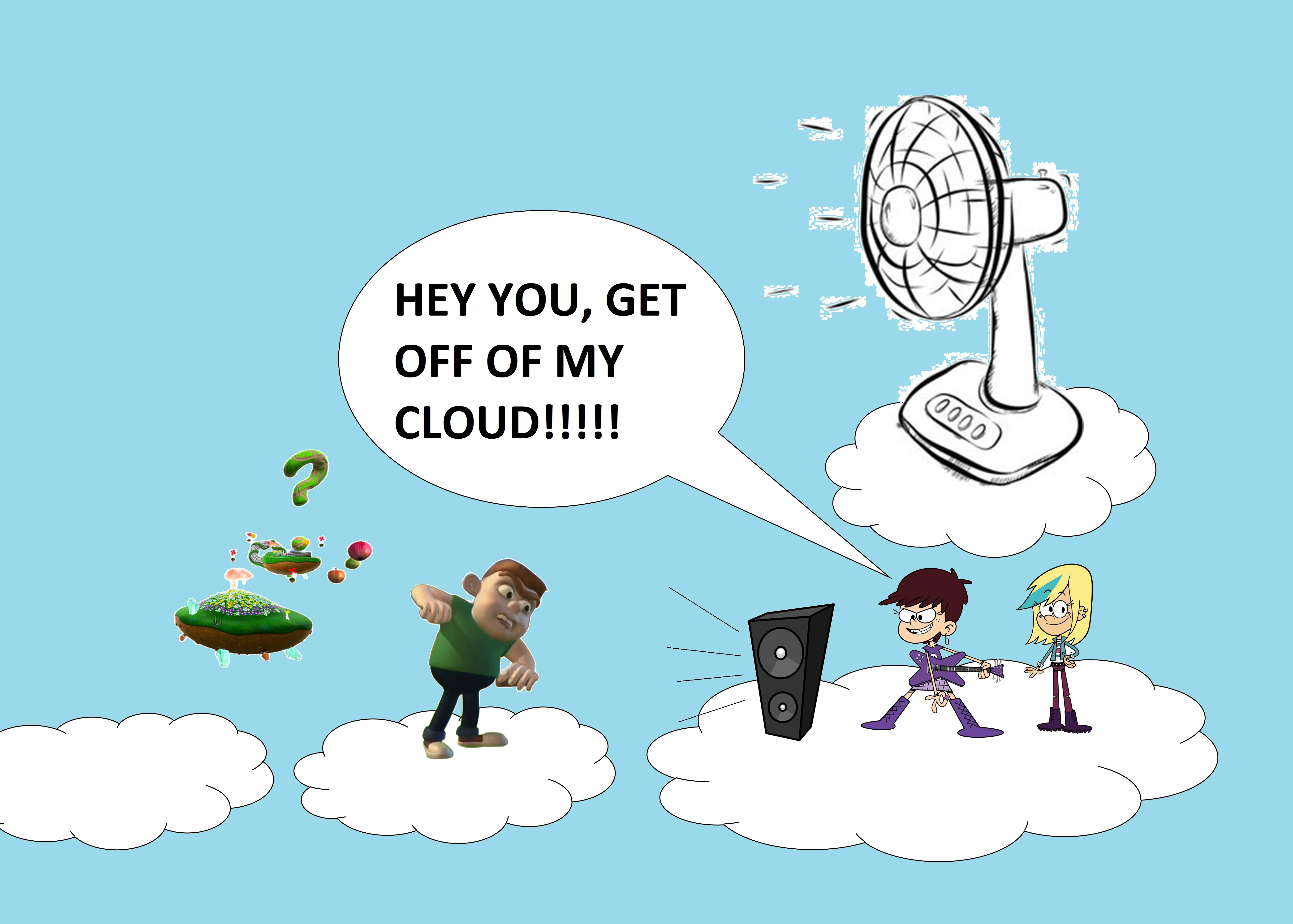 A Loud House artwork I made to commemorate to Mick Jagger's 80th