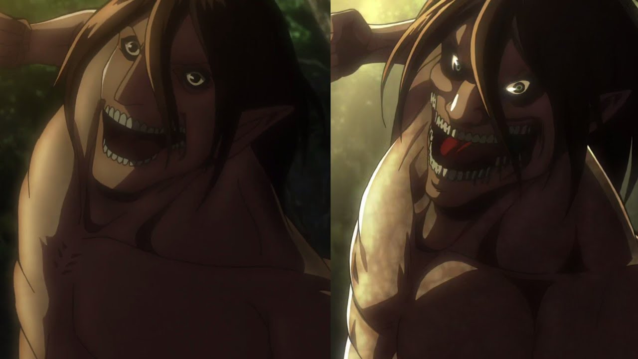 Attack on Titan Wiki - Grisha - TV vs Blu-Ray (BD)