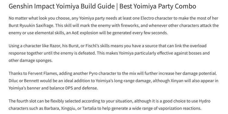 Yoimiya Ultimate Guide Genshin Impact