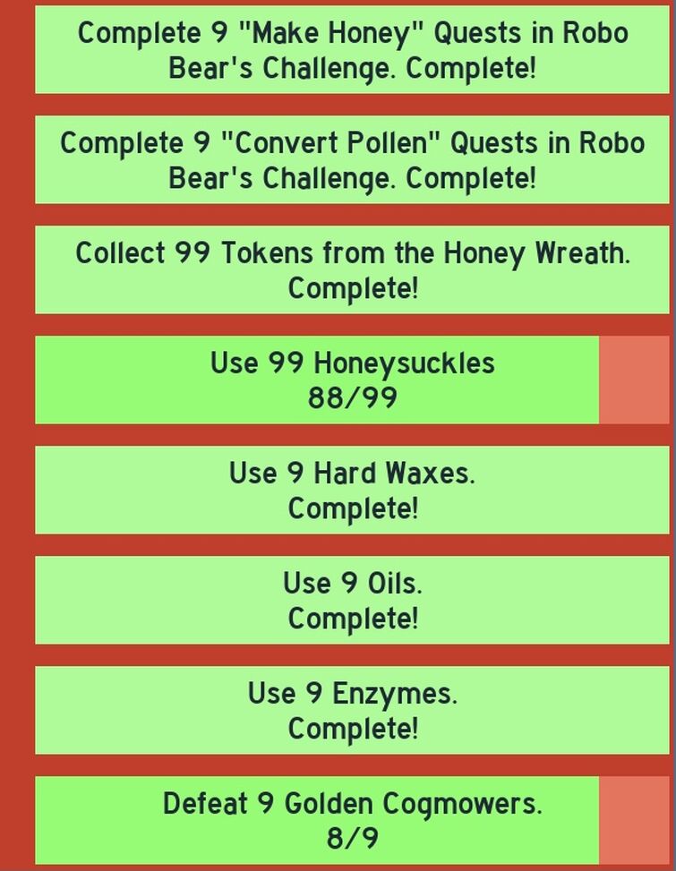 Beesmas Part 2 Quests (Progress 7) Fandom