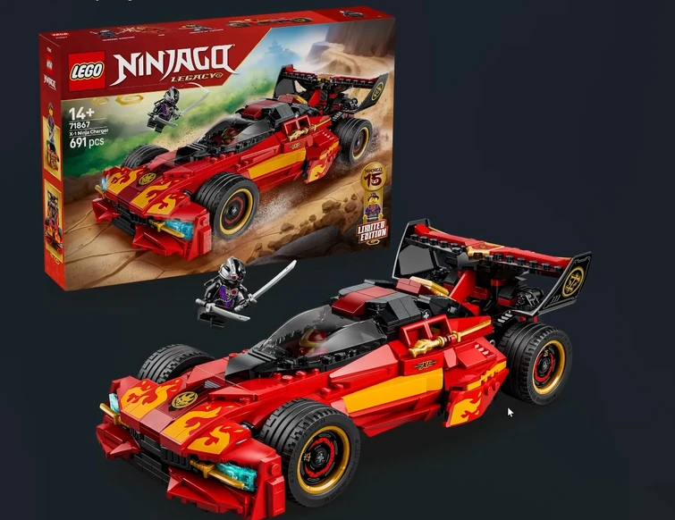 The set ever: Kai's X-1 Ninja Charger 15th Anniversary edition has