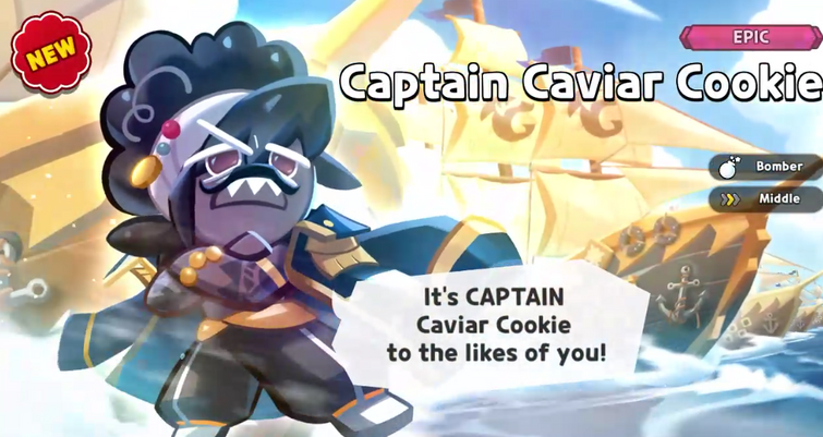 Captain Caviar Cookie, Cookie Run: Kingdom Wiki, Fandom