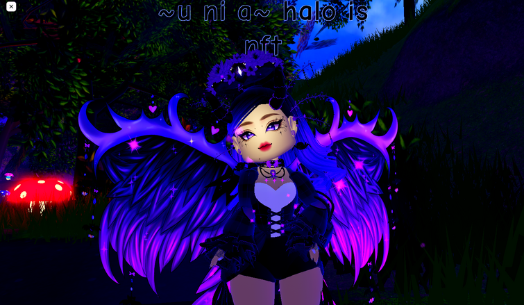 Roblox Royale High Dark Fairy Halo Eveningfall 2023 (Halloween) BRAND NEW!!