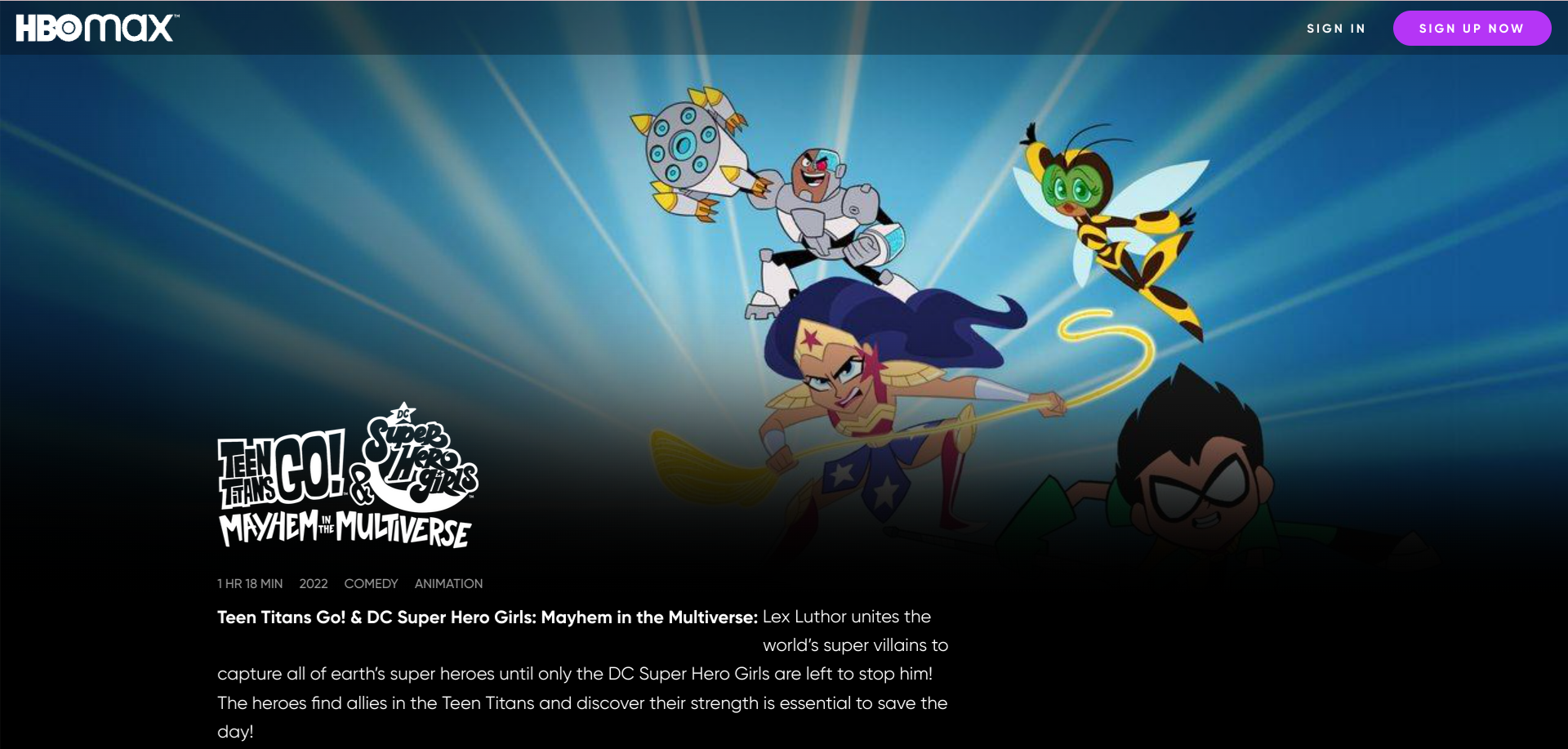 Teen Titans Go! & DC Super Hero Girls: Mayhem in the Multiverse