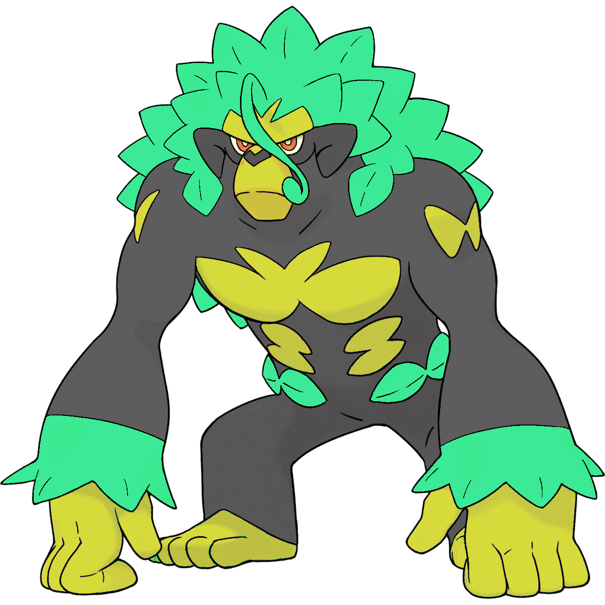 Galar Starter Shinies Shiny Rillaboom Recolor Fandom