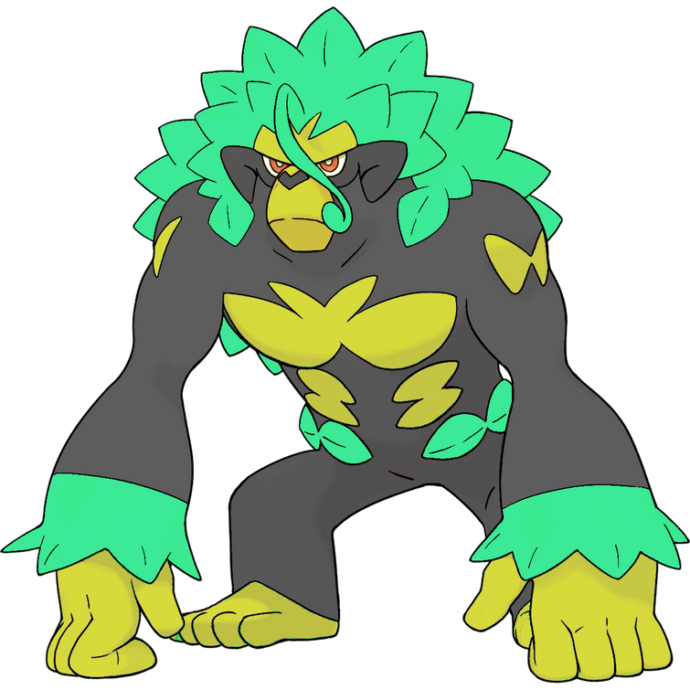 Galar Starter Shinies Shiny Rillaboom Recolor Fandom