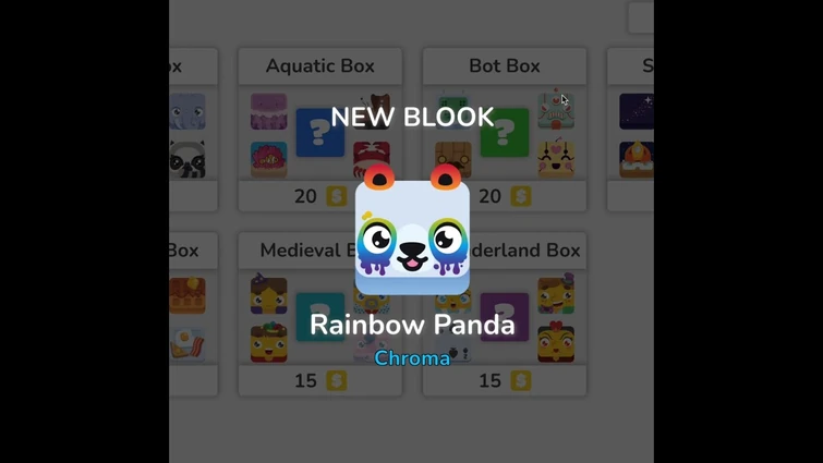 Blooket Rainbow Panda!