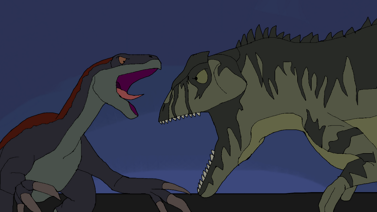 Therizinosaurus Vs Giganotosaurus Jurassic World Dominion La Estilo De Horrid Henry Fandom