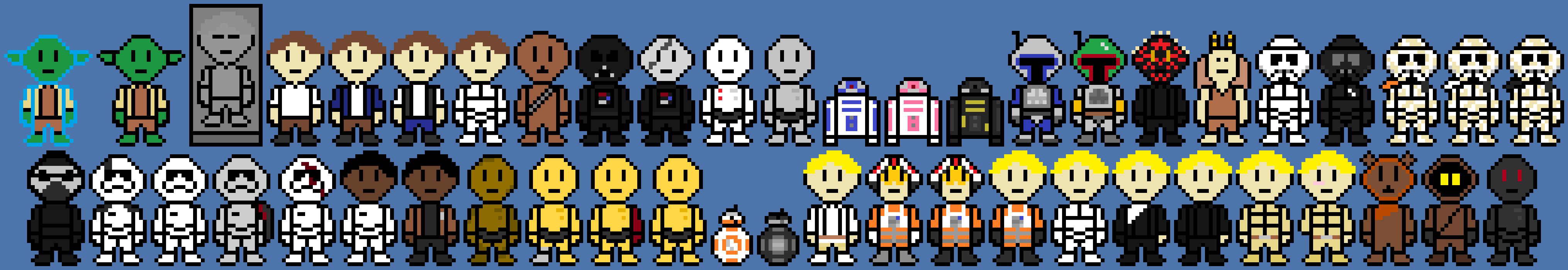 Some Star Wars Pixel Art I Made Fandom