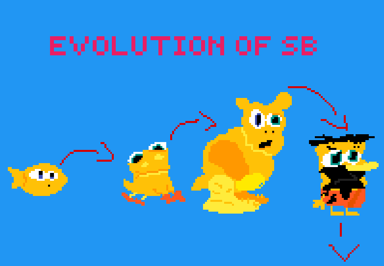 evolution of spongebob