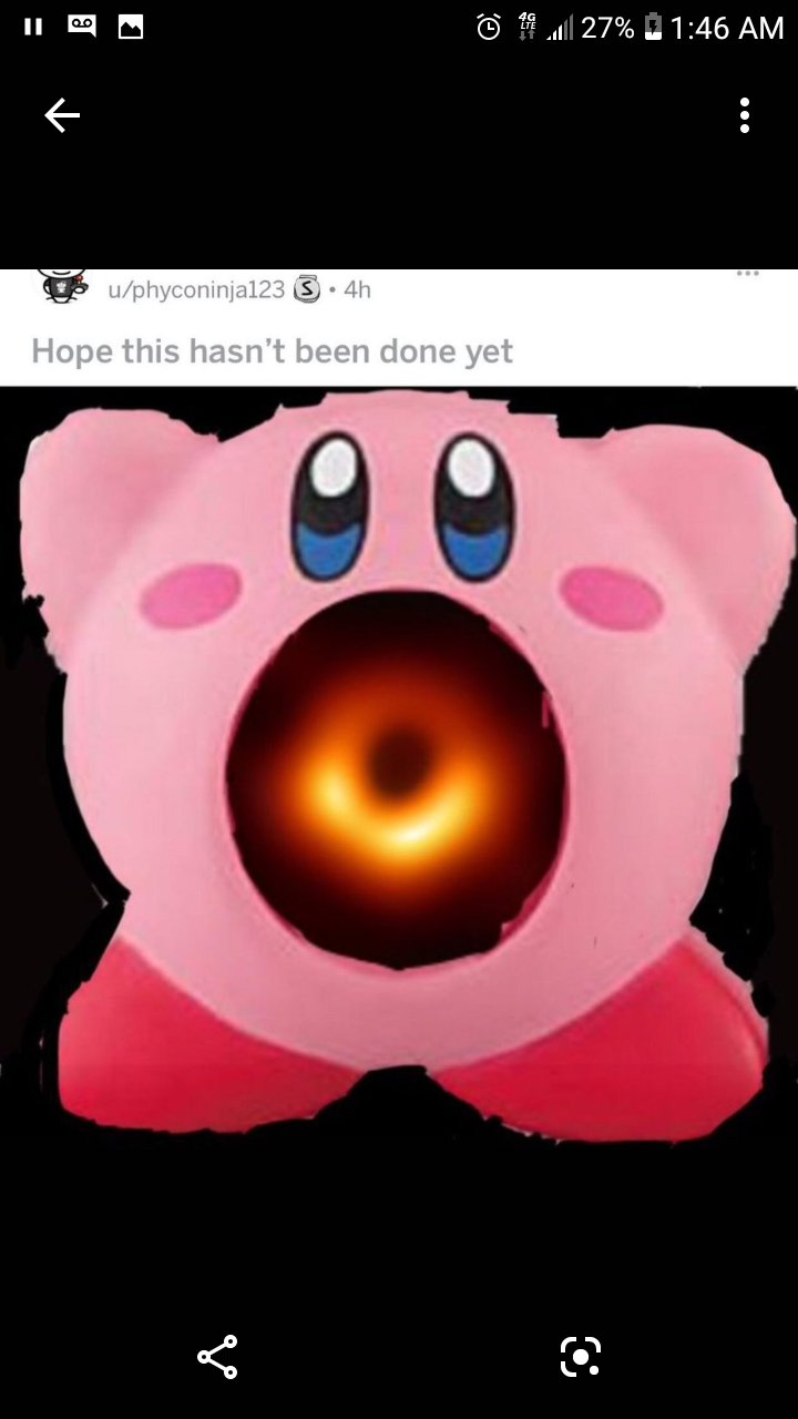 Actualizar 62+ imagen is kirby a black hole