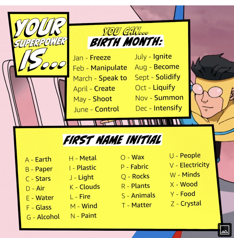 Invincible What S Your Superpower Fandom