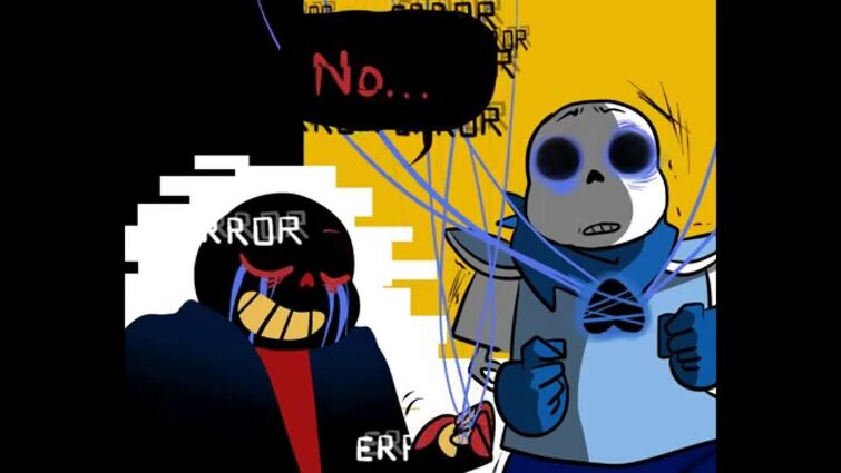 Error!Sans vs X!Chara [Animation] 