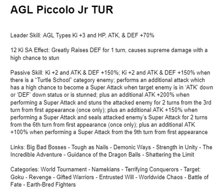 New batch of WT TEQ Super Strike Piccolo F2P TEQ Trunks