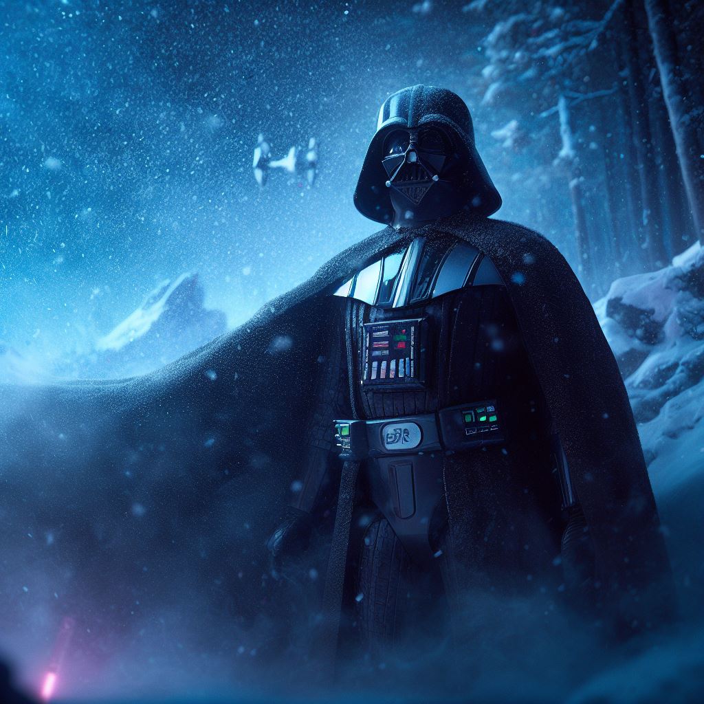Some AI Art of Darth Vader in a Snowy Landscape | Fandom