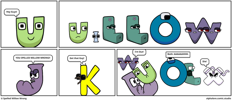 These alphabet lore comics are messed up