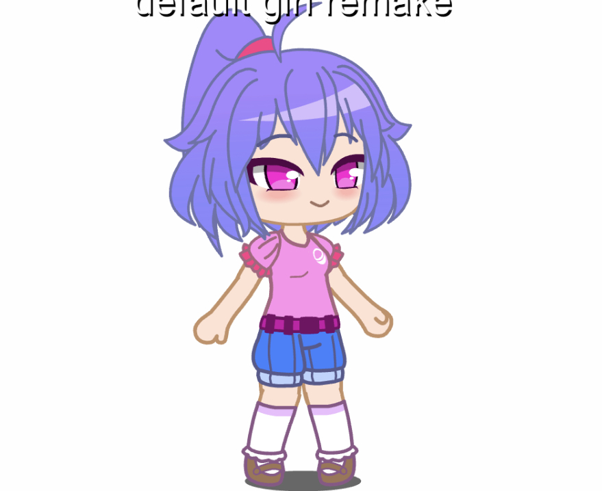 i remade the default girl in gacha nox!