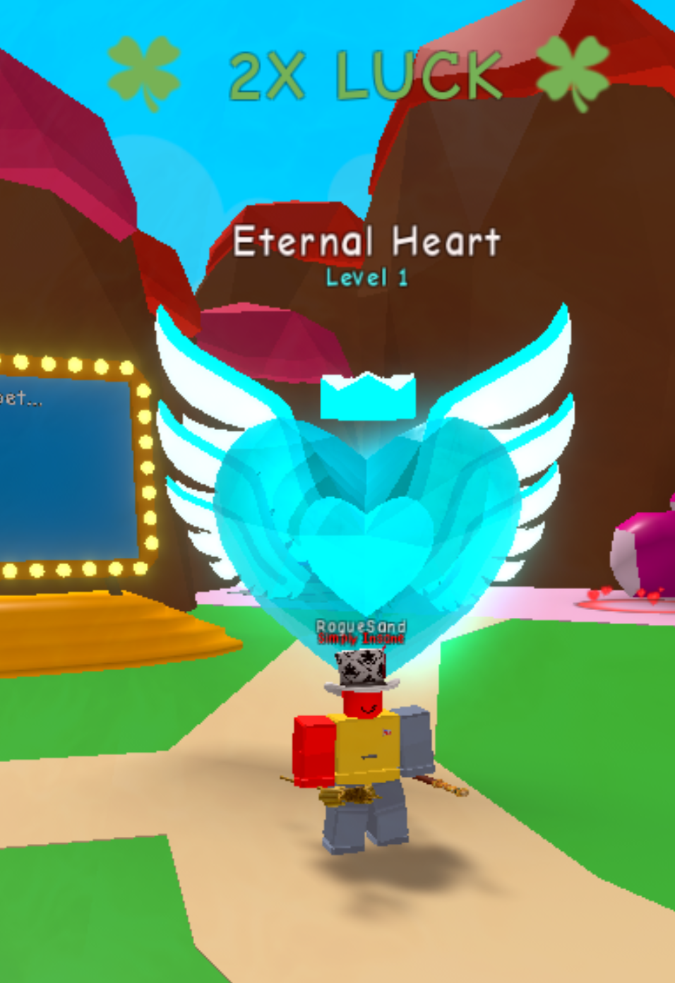 Shiny Eternal Heart Bubble Gum Simulator