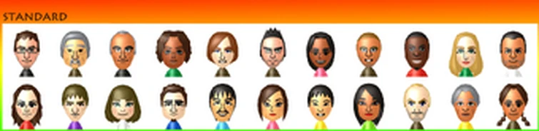 Rank all the 42 Standard Miis from Worst to Best | Fandom