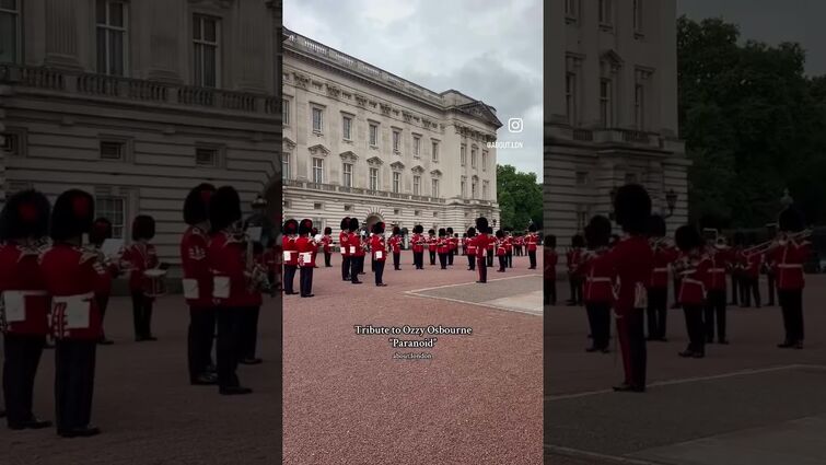 Guards play “Paranoid” in honor of Ozzy Osborne