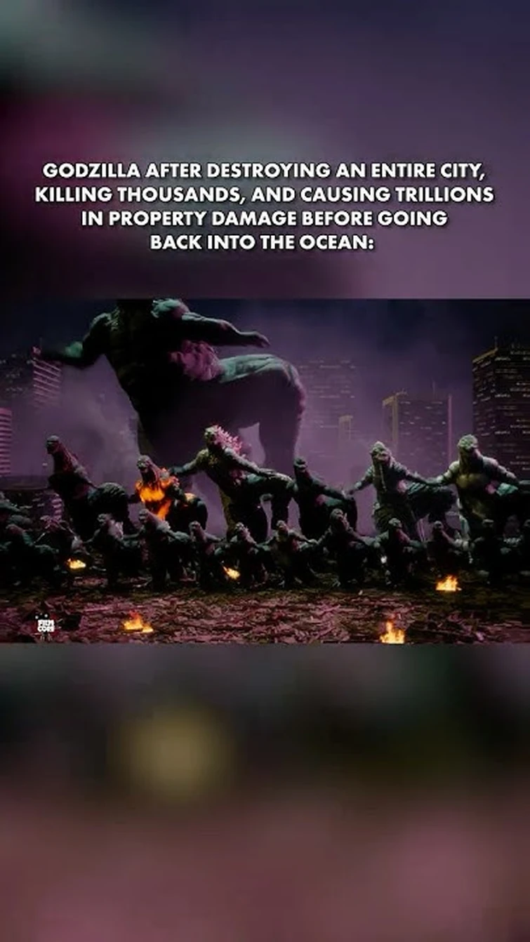 Haters will say it's fake 💀 #godzilla #dance #shorts #funny