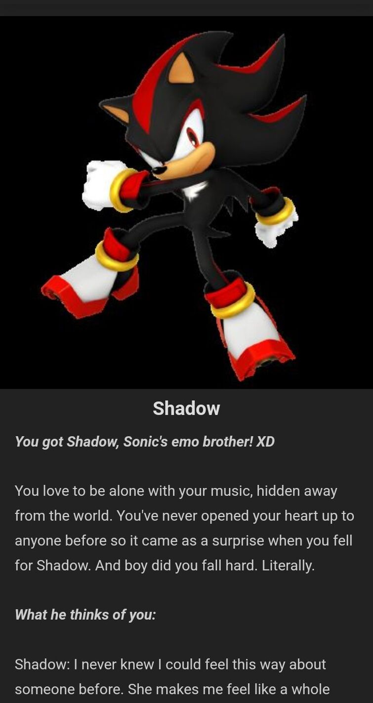 Sonic Shadow SIlver Quiz