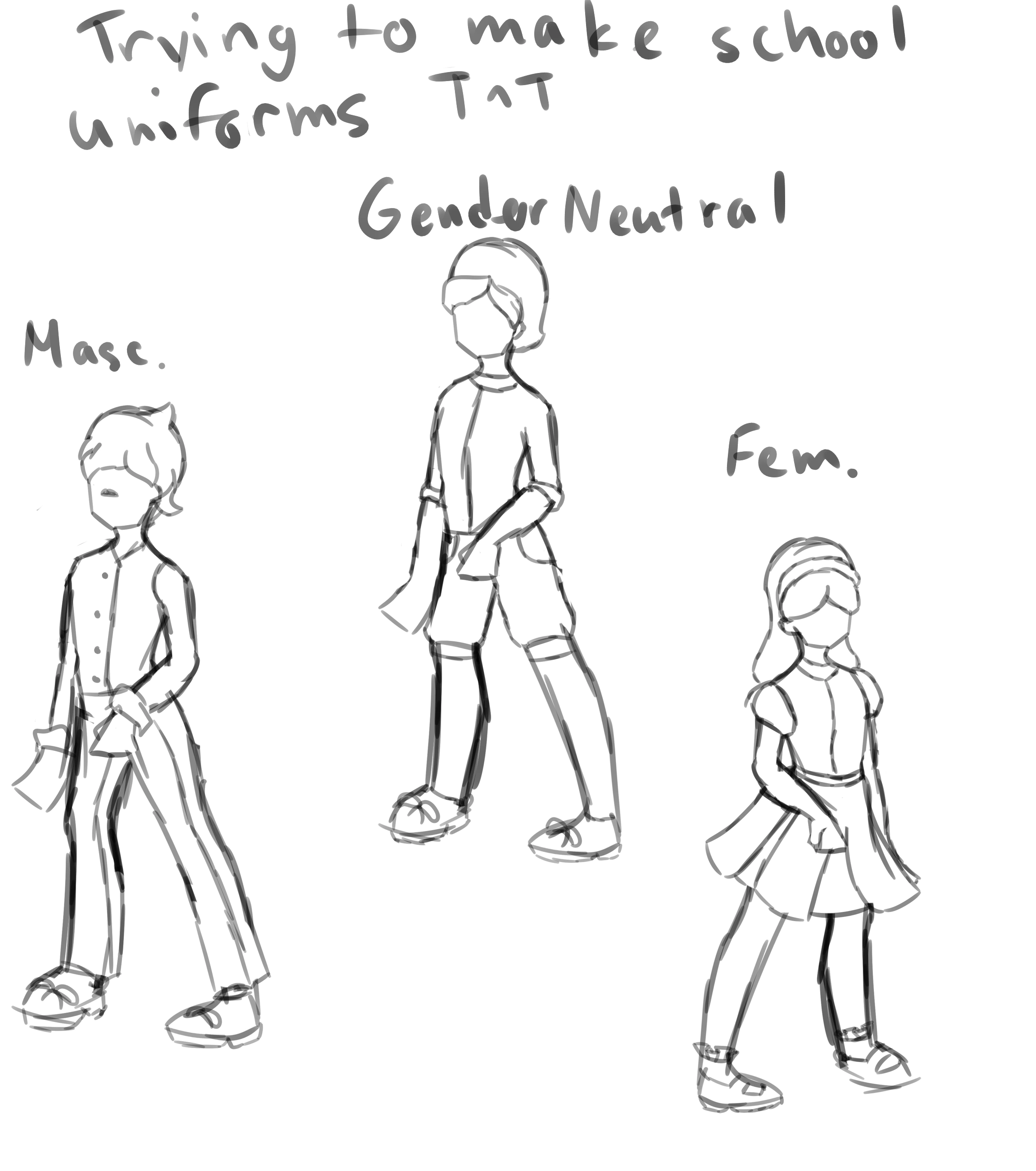 School outfit WIP Fandom