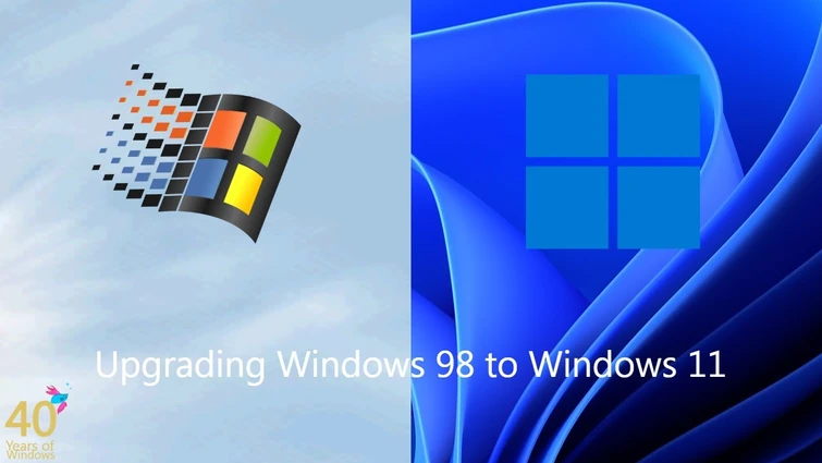 Upgrading Windows 98 to Windows 11 (Windows 98's 27th Anniversary)