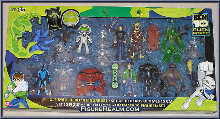 Ben 10 Alien Force Alien Figures Wave 1 Case