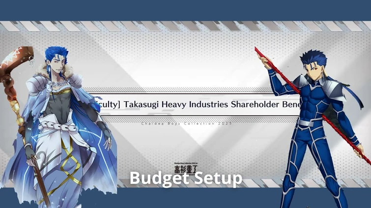 [FGO NA] The Story of Chaldea Heavy Industries CQ — Budget Setup