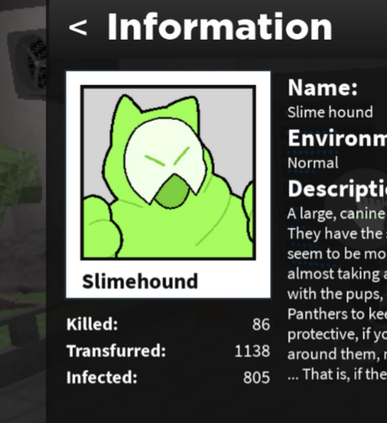 what's the goo you've killed the most, infected, and transfurred