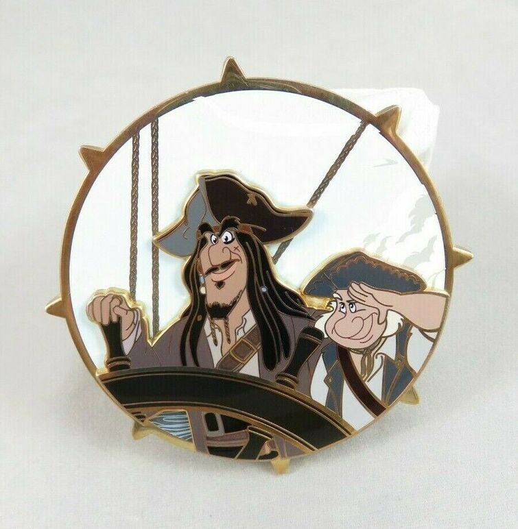 Disney Fantasy Pin - Captain Hook and Smee as Captain Jack and